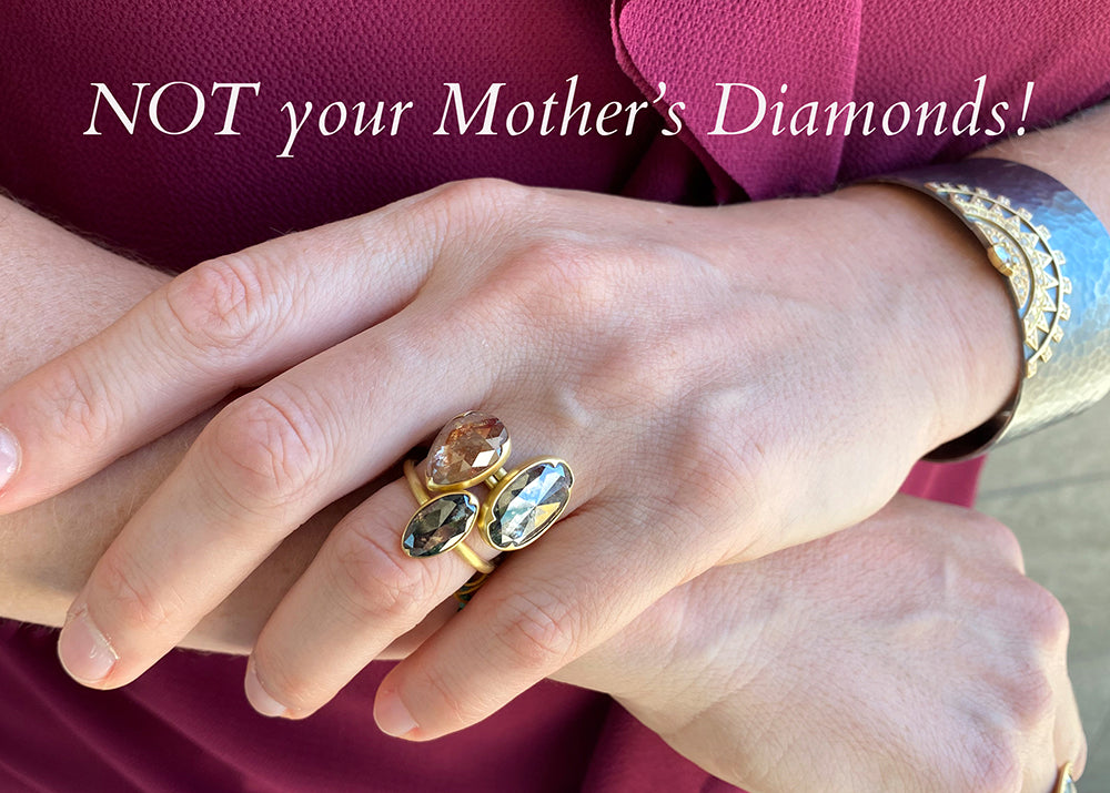 diamond rings, diamond earrings, diamond necklace, salt and pepper diamonds, rose cut diamonds, black diamond, lacy diamond, unique diamonds, one of a kind diamonds, natural diamonds