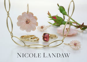 nicole landaw jewelry, nicole landaw earrings, nicole landaw necklace, nicole landaw rings, nicole landaw bands, nicole landaw boston, fine jewelry boston, designer jewelry boston