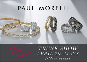 paul morelli trunk show, paul morelli jewelry, paul morelli earrings, paul morelli bangles, paul morelli diamond hoops, diamond huggies, diamond earrings, fine jewelry 