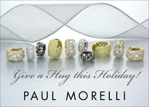 paul morelli jewelry, paul morelli earrings, diamond hoops, diamond huggies, 18k yellow gold jewelry, handcrafted jewelry, diamond jewelry, gift ideas for women