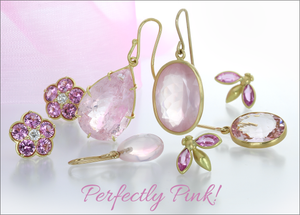 pink jewelry, morganite jewelry, pink sapphire earrings, morganite earrings, pink tourmaline jewelry, gabriella kiss jewelry, maria beaulieu jewelry, paul morelli jewelry, gemstone earrings, gemstone rings