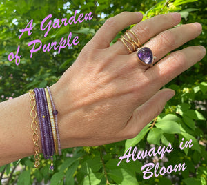 purple jewelry, purple ring, purple bracelet, amethyst jewelry, amethyst ring, amethyst bracelet, amethyst earrings, tanzanite jewelry, tanzanite rings, tanzanite necklace, tanzanite bracelet, tanzanite earrings