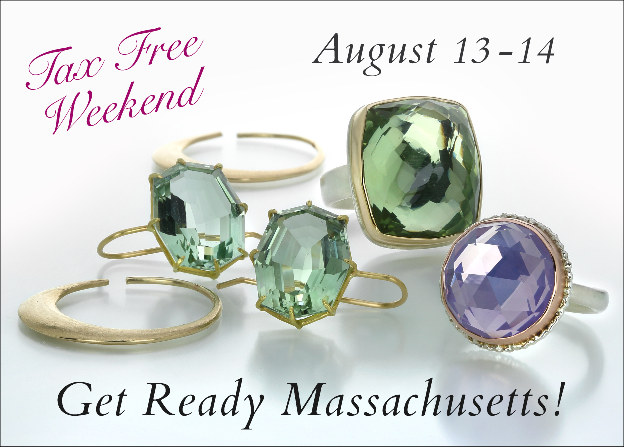 MA tax free weekend, tax free rings, tax free earrings, tax free hoops, tax holiday ma