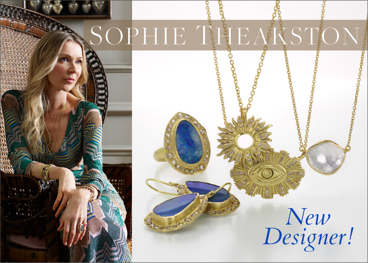 Sophie theakston jewelry, sophie theakston earrings, sophie theakston necklaces, sophie theakston bracelets. opal earrings, opal necklace, opal bracelet, polki diamond jewelry, handcrafted jewelry, designer jewelry boston