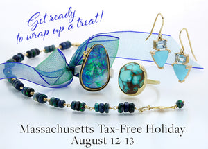 ma tax free weekend, opal ring, turquoise ring, opal bracelet, turquoise earrings, designer jewelry boston, fine jewelry boston, shopping, shop boston