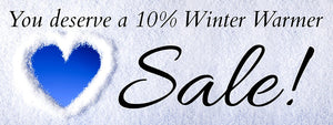 10% OFF! Winter Warmer Sale