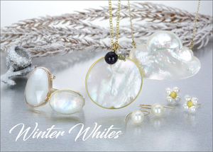 moonstone jewelry, white jewelry, mother of pearl jewelry, white pearl jewelry, boston designer jewelry, fine jewelry