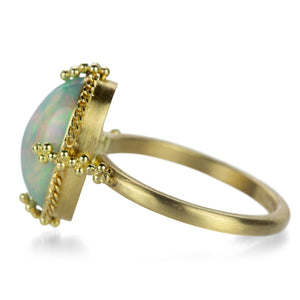 Amali 18k Oval Ethiopian Opal Ring | Quadrum Gallery