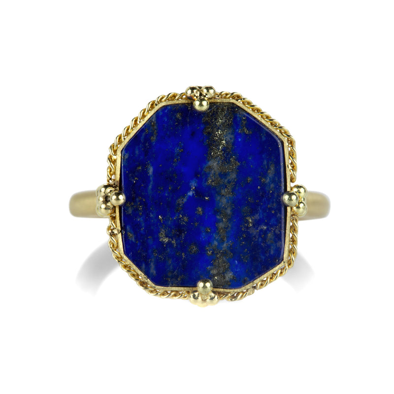 Amali Lapis Octagon Slab Ring | Quadrum Gallery