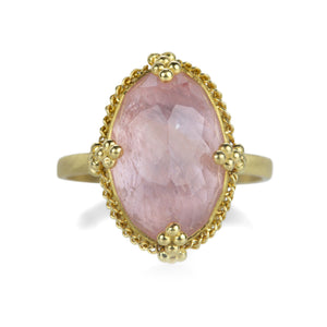 Amali 18k Oval Morganite Ring | Quadrum Gallery