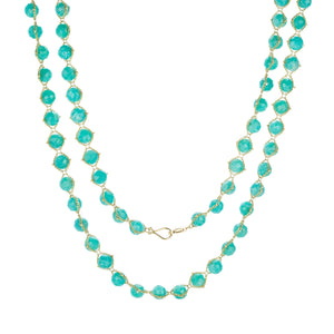 Amali Amazonite Textile Necklace | Quadrum Gallery