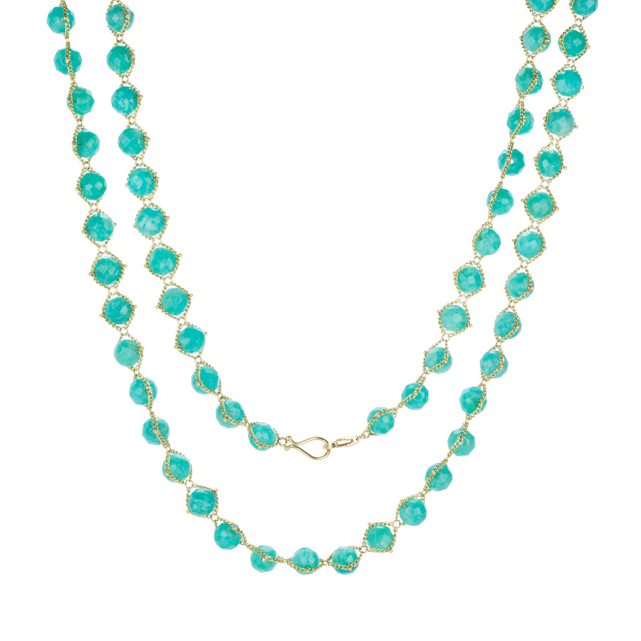 Amali Amazonite Textile Necklace | Quadrum Gallery