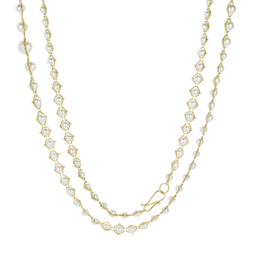 Amali Akoya Pearl Woven Necklace | Quadrum Gallery