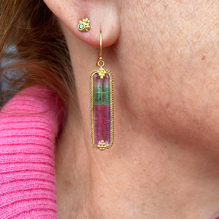 Amali One of a Kind Watermelon Tourmaline Earrings | Quadrum Gallery