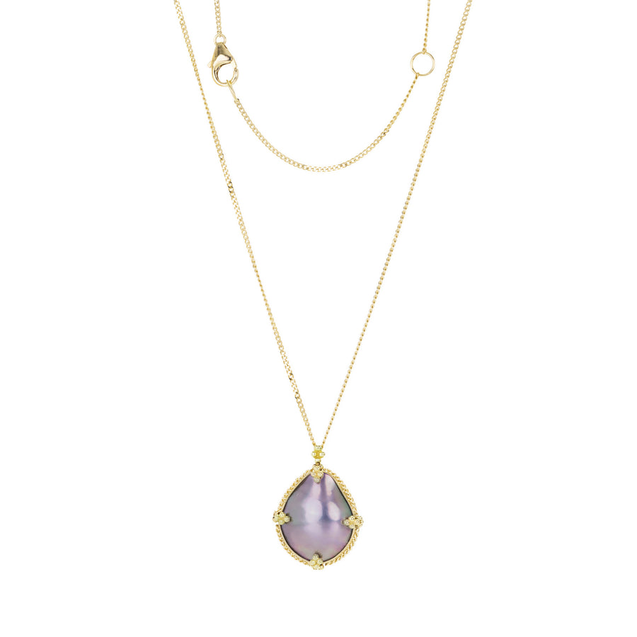 Amali 18k Mabe Pearl Pendant Necklace | Quadrum Gallery