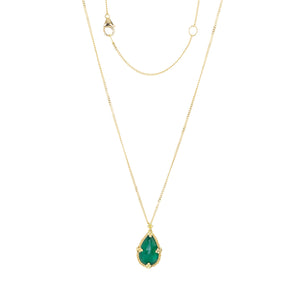 Amali 18k Gold Emerald Necklace  | Quadrum Gallery