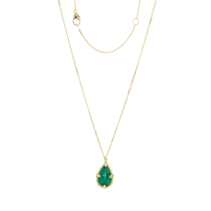 Amali 18k Gold Emerald Necklace  | Quadrum Gallery