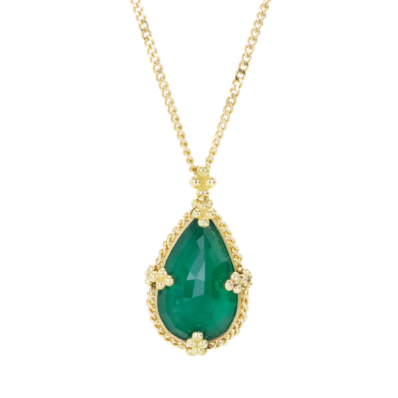 Amali 18k Gold Emerald Necklace  | Quadrum Gallery