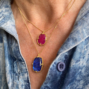 Amali 18k Gold Tanzanite Necklace | Quadrum Gallery