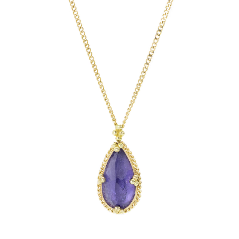 Amali 18k Faceted Tanzanite Teardrop Necklace | Quadrum Gallery