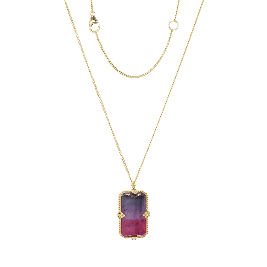 Amali 18k Pink and Lavender Tourmaline Necklace | Quadrum Gallery
