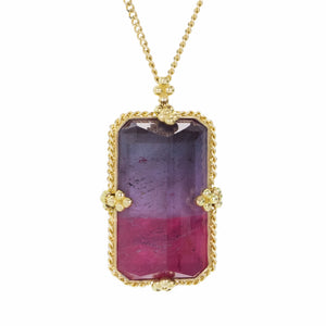 Amali 18k Pink and Lavender Tourmaline Necklace | Quadrum Gallery