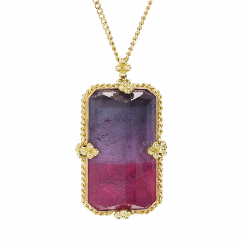 Amali 18k Pink and Lavender Tourmaline Necklace | Quadrum Gallery
