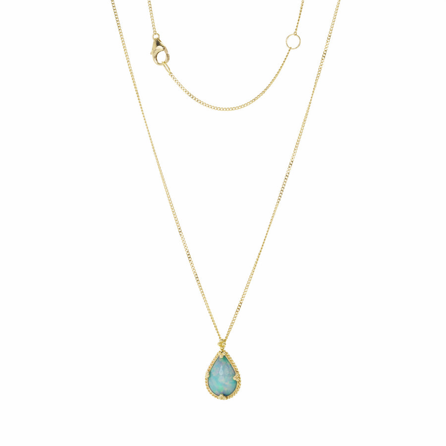 Amali 18k Ethiopian Opal Necklace  | Quadrum Gallery