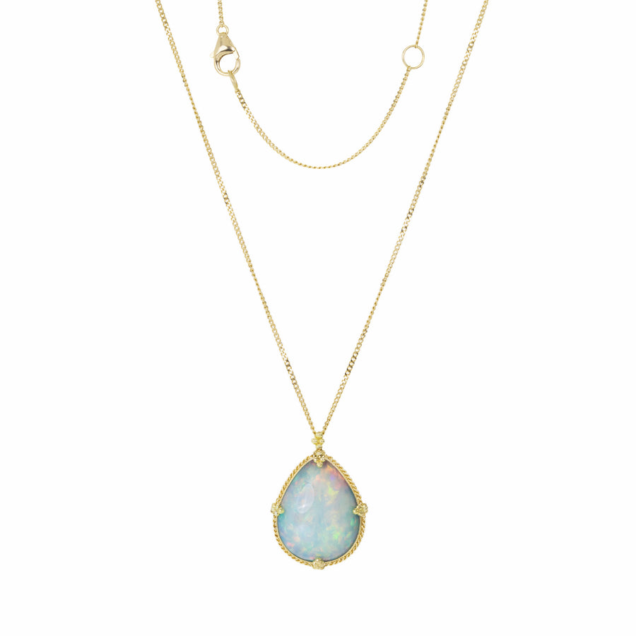 Amali 18k Gold Ethiopian Opal Necklace | Quadrum Gallery