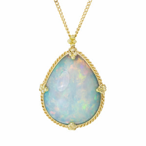 Amali 18k Gold Ethiopian Opal Necklace | Quadrum Gallery