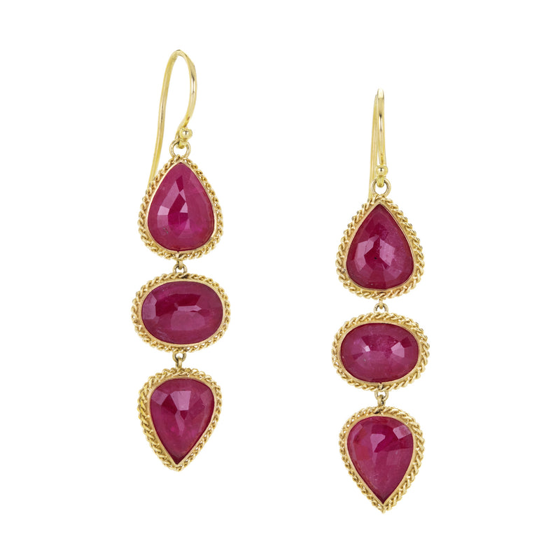 Amali Mozambique Ruby Drop Earrings | Quadrum Gallery