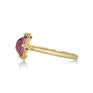 Amali 18k Emerald Cut Pink Tourmaline Ring  | Quadrum Gallery
