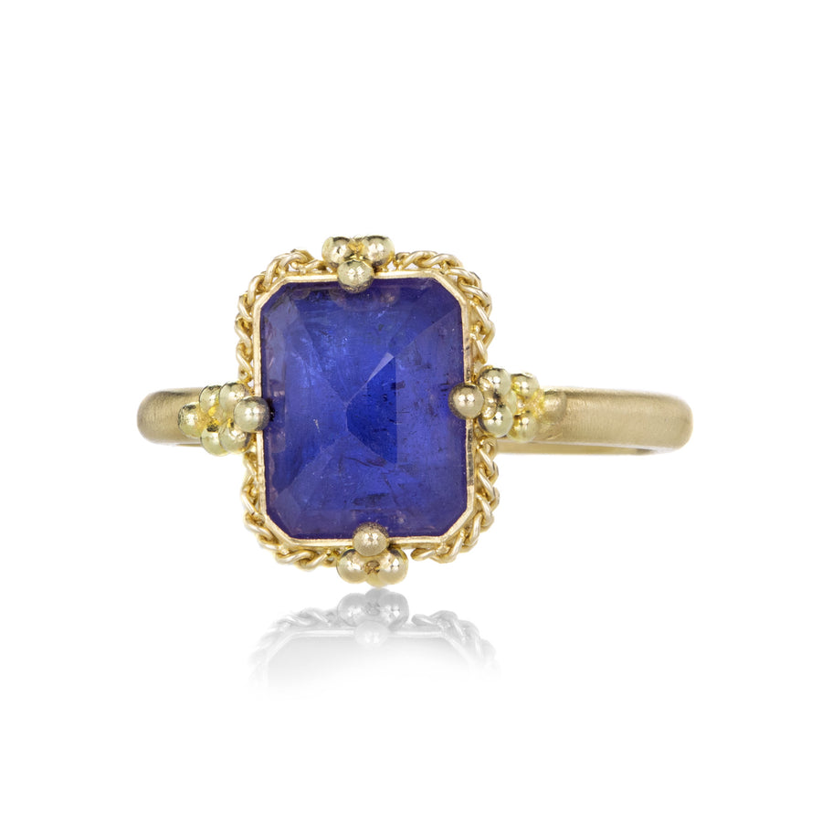 Amali 18k Emerald Cut Tanzanite Ring | Quadrum Gallery