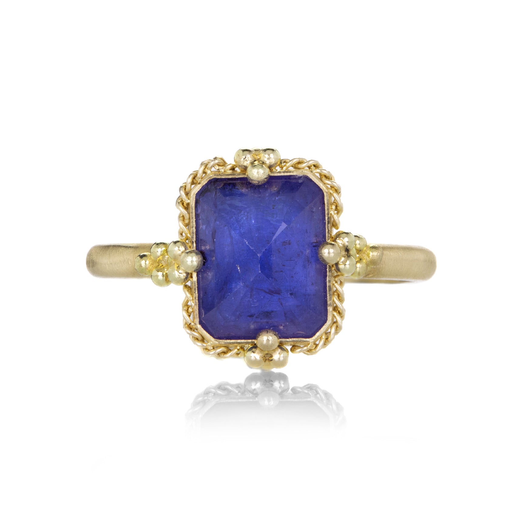 Amali 18k Emerald Cut Tanzanite Ring | Quadrum Gallery