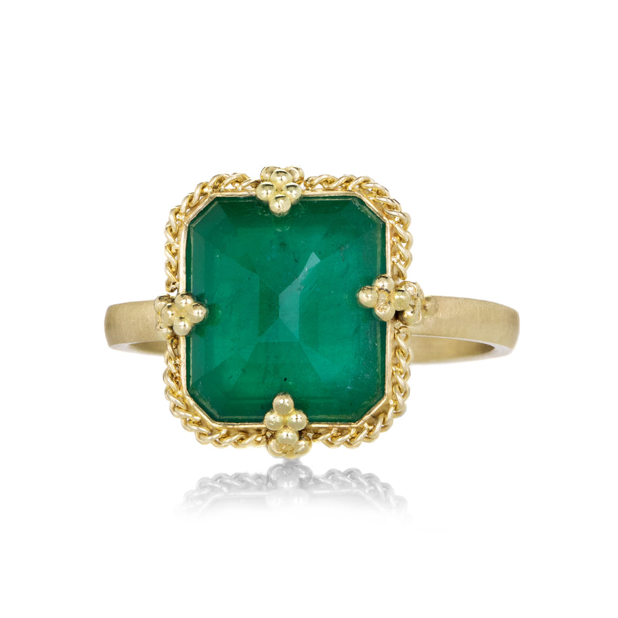 Amali 18k Rectangular Emerald Ring | Quadrum Gallery