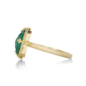 Amali 18k Rectangular Emerald Ring | Quadrum Gallery