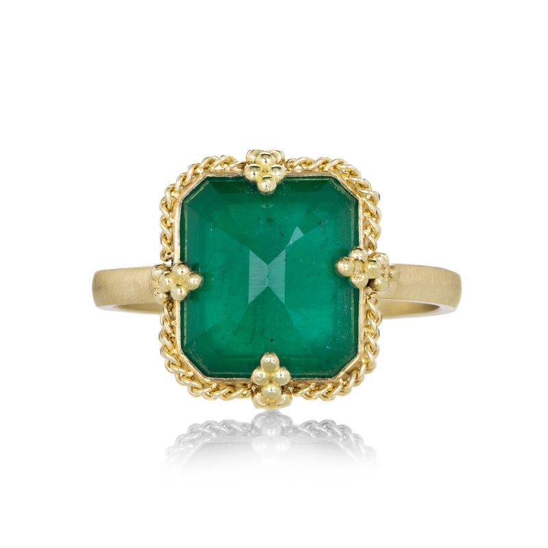Amali 18k Rectangular Emerald Ring | Quadrum Gallery