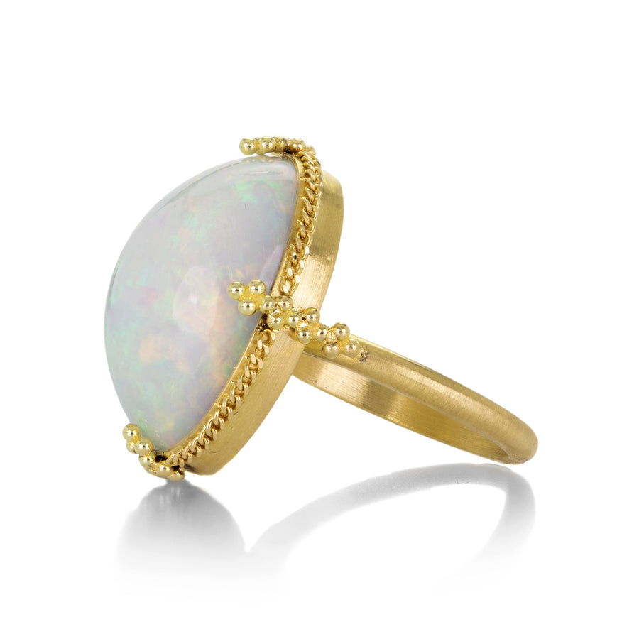 Amali 18k Yellow Gold Oval Ethiopian Opal Ring | Quadrum Gallery