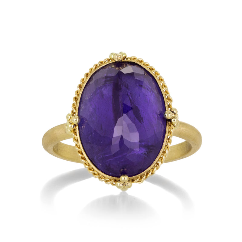 Amali Oval Faceted Tanzanite Ring | Quadrum Gallery