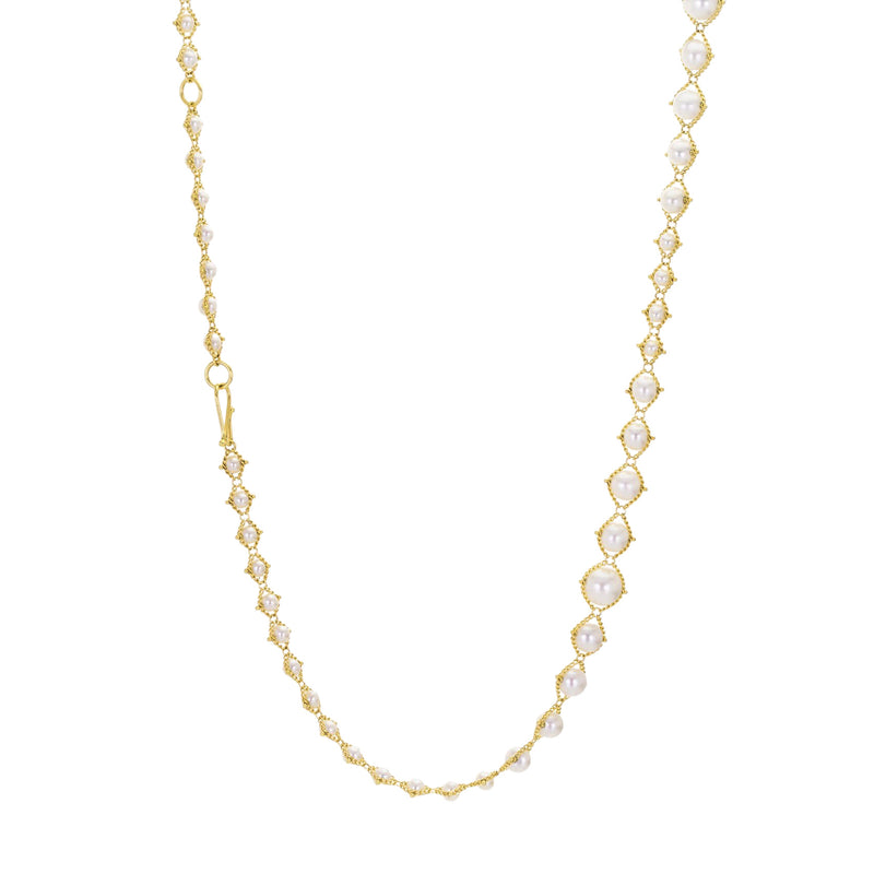 Amali Graduated Akoya Pearl Woven Necklace | Quadrum Gallery