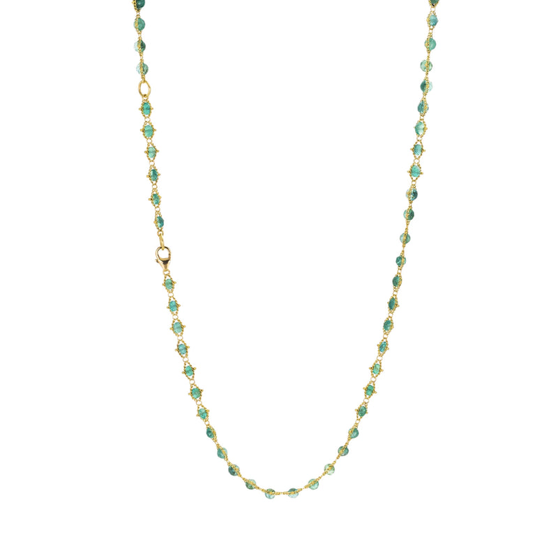 Amali Woven Emerald Necklace | Quadrum Gallery
