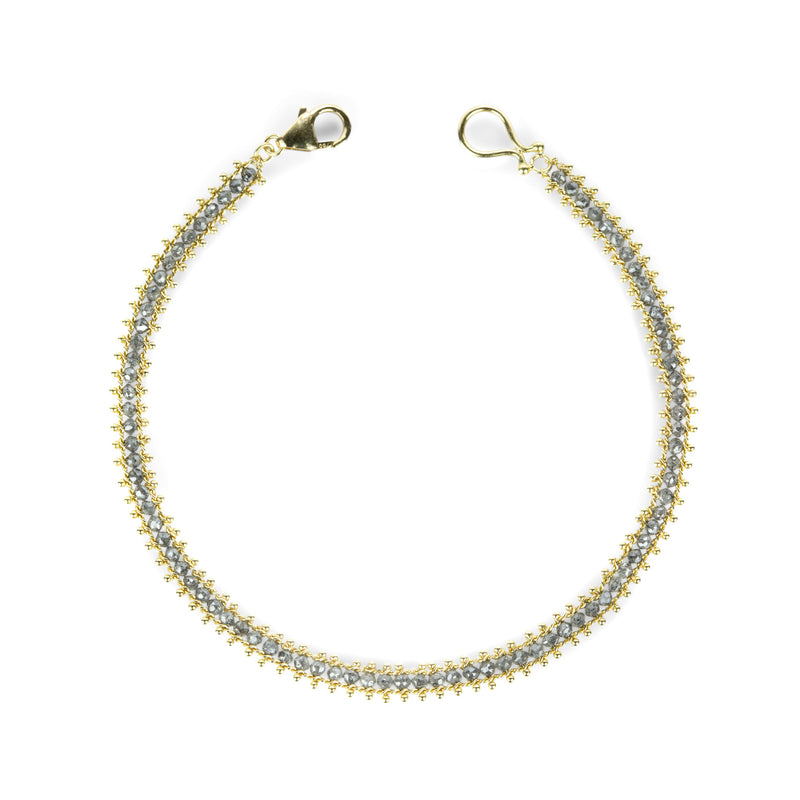 Amali Gray Diamond Textile Row Bracelet | Quadrum Gallery