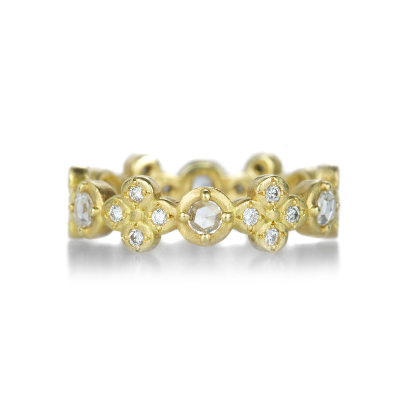 Adel Chefridi Four Star Crown Diamond Eternity Band  | Quadrum Gallery