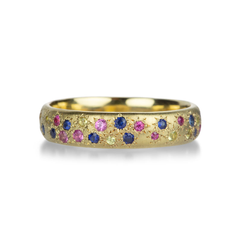 Adel Chefridi 18k Multi-Sapphire Band | Quadrum Gallery