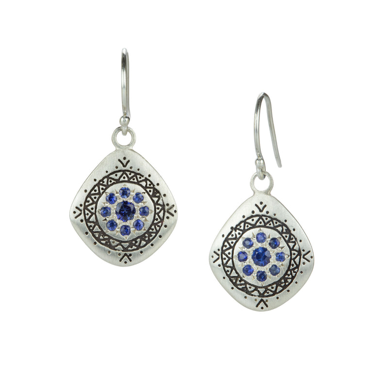 Adel Chefridi Blue Sapphire Memories Earrings | Quadrum Gallery