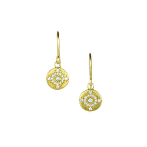 Adel Chefridi Diamond Shimmer Drop Earrings | Quadrum Gallery