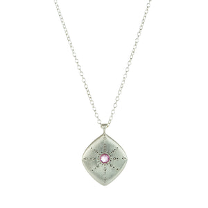 Adel Chefridi Star Gaze Rose Cut Pink Sapphire Necklace | Quadrum Gallery