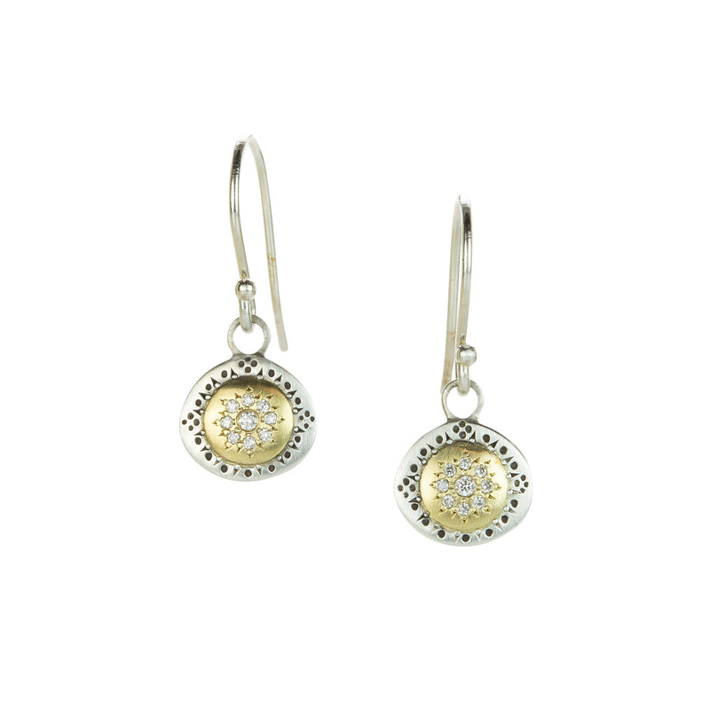 Adel Chefridi Diamond Seeds of Harmony Drop Earrings  | Quadrum Gallery