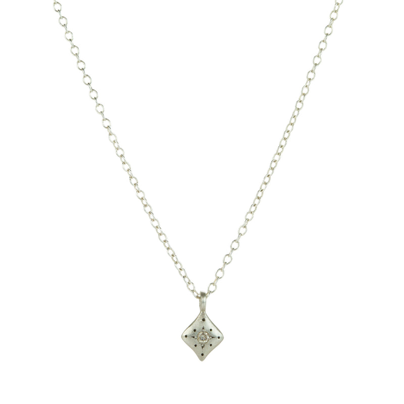 Adel Chefridi Diamond Silver Night Pendant Necklace  | Quadrum Gallery