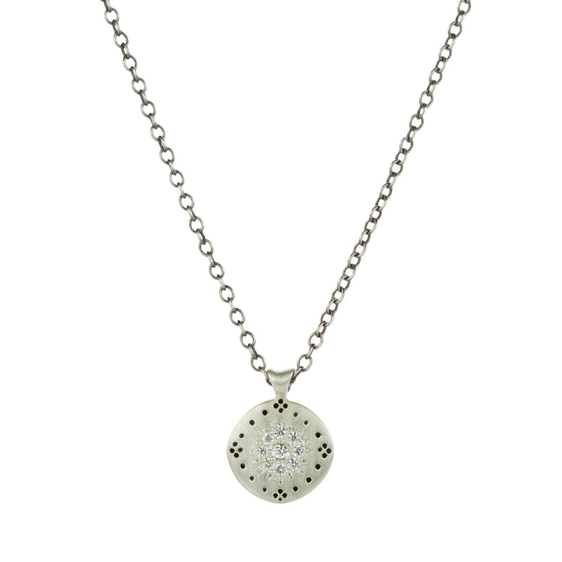 Adel Chefridi Cluster Pendant Necklace with Diamonds  | Quadrum Gallery